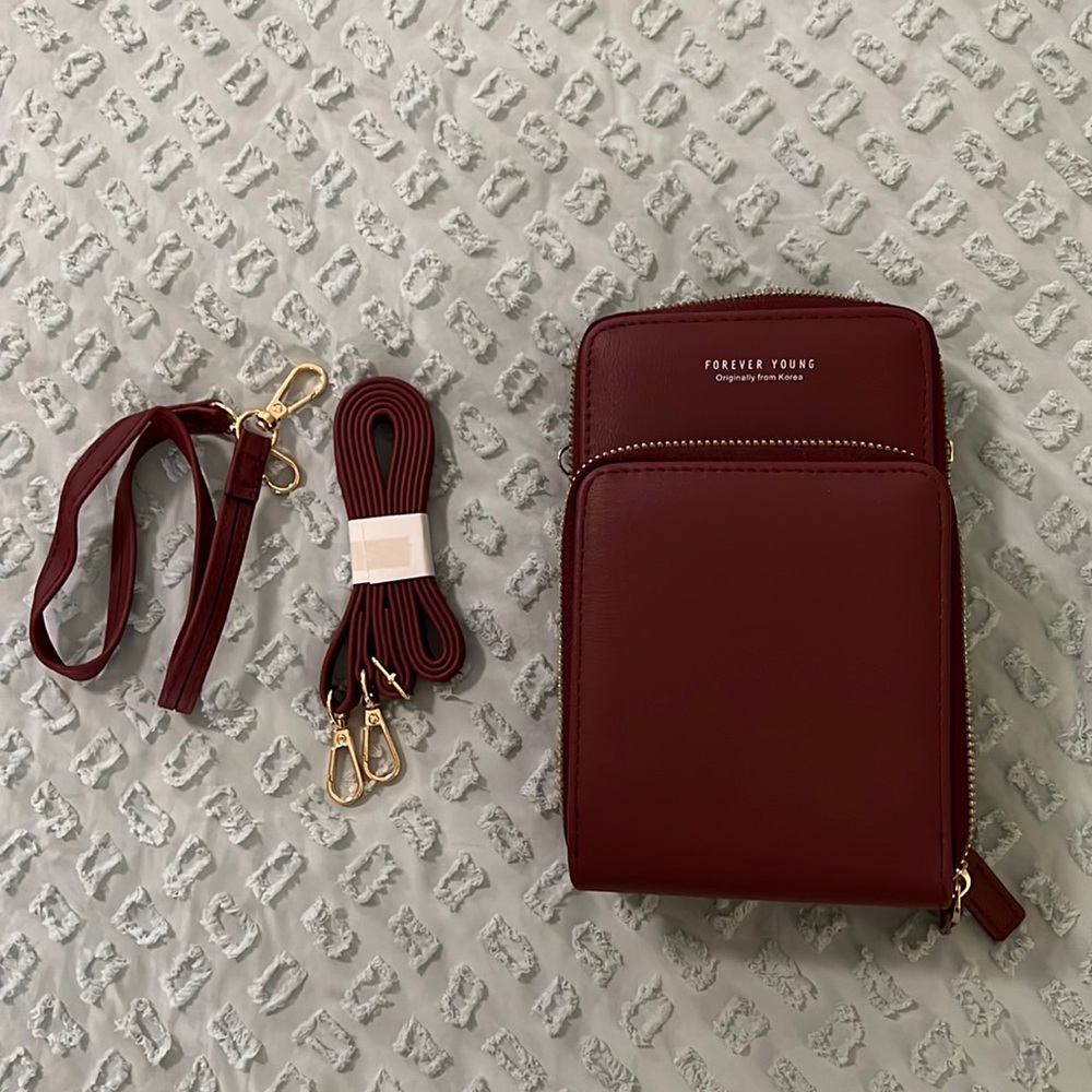 Forever Young women’s Crossbody cellphone wallet